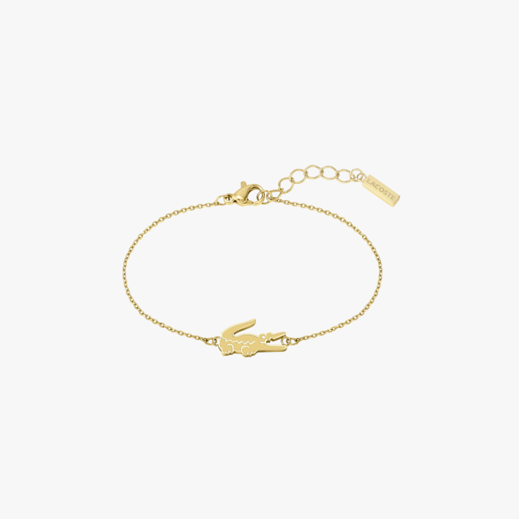(STOCK) PULSERA CROCODILE DORADA