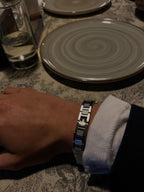 (AGOTADO) BRAZALETE METROPOLE PLATEADO